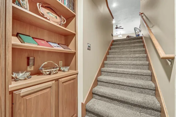 a view of a storage & utility room