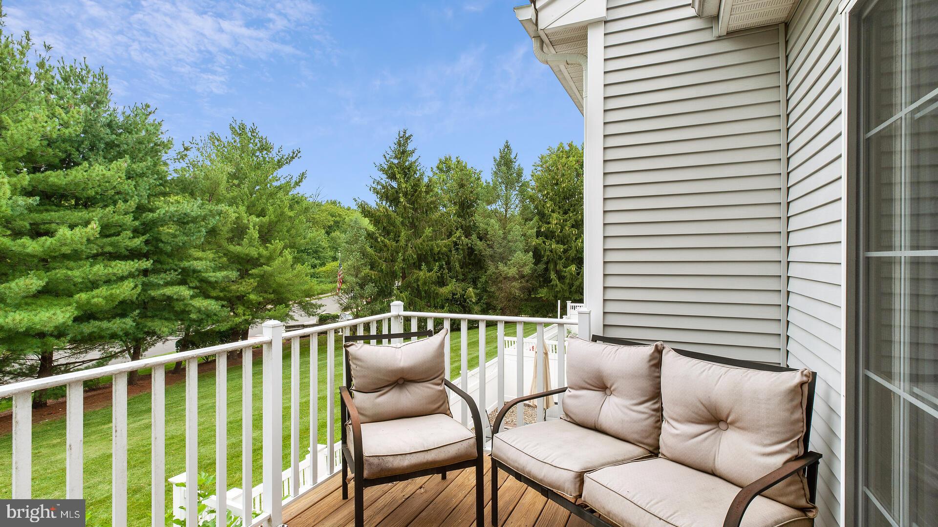 144 Coburn Road Pennington, NJ 08534 - Photo 19 of 32 balcony access from primary bedroom