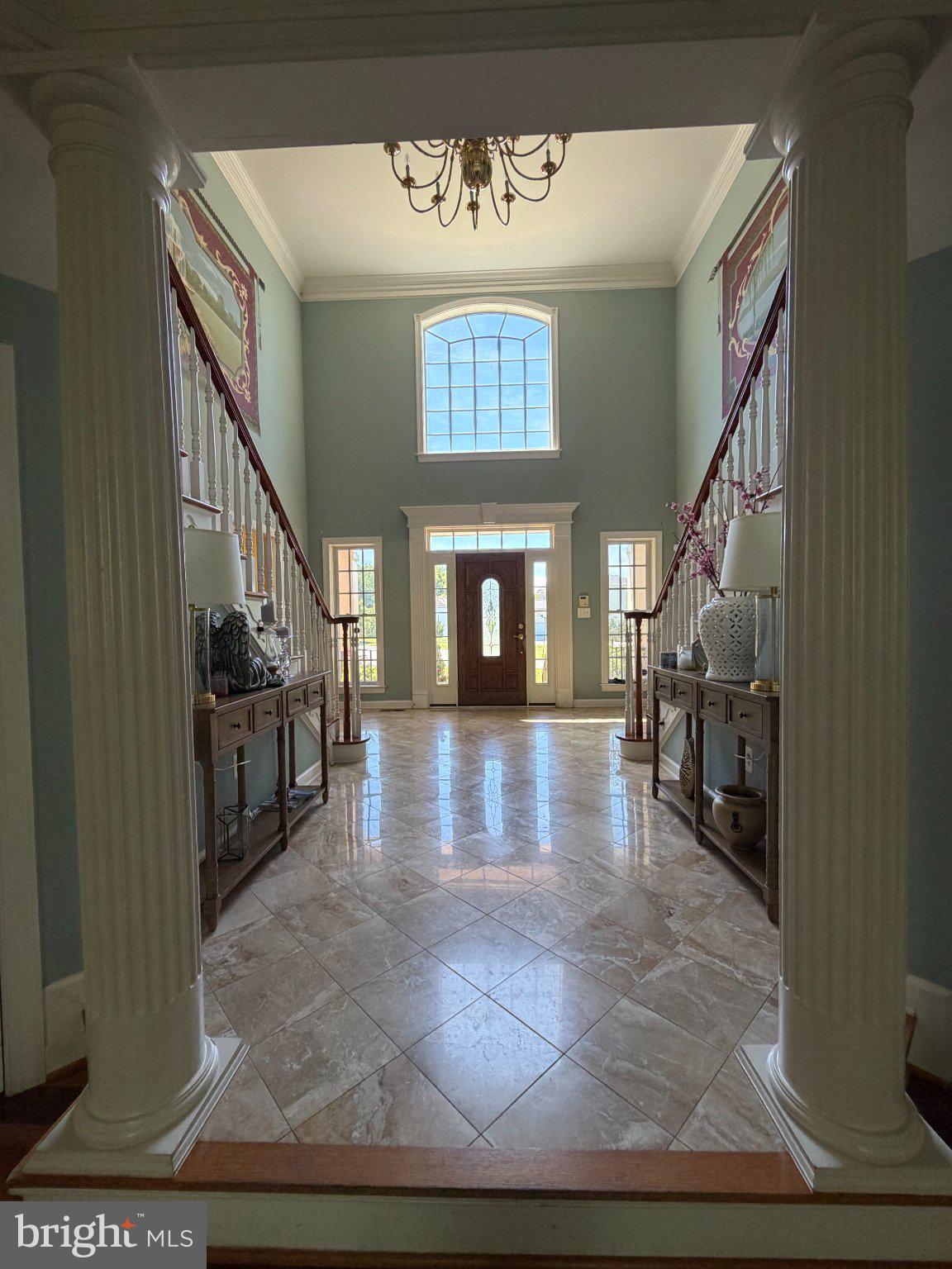 18724 Brooke Road Brinklow, MD 20862 - Photo 17 of 52 Elegant foyer with grand staircase.