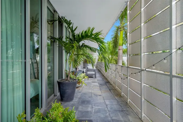a view of a potted plants next to a building