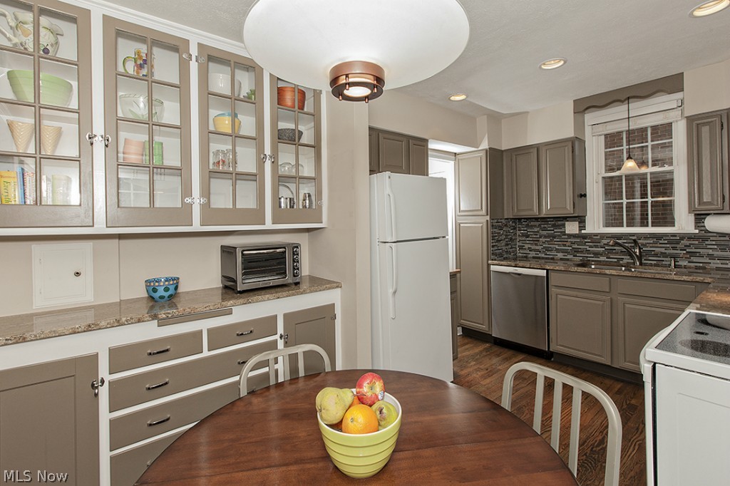 2478 Fenwick Road Cleveland, OH 44118 - Photo 7 of 22 An array of cabinet fronts adds great style to the updated kitchen