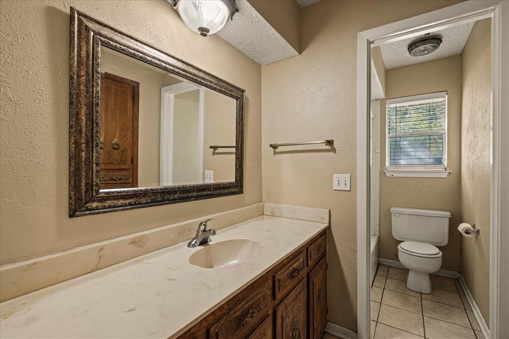 9645 Scrib Lane Anna, TX 75409 - Photo 19 of 27 a bathroom with a sink a toilet and a mirror
