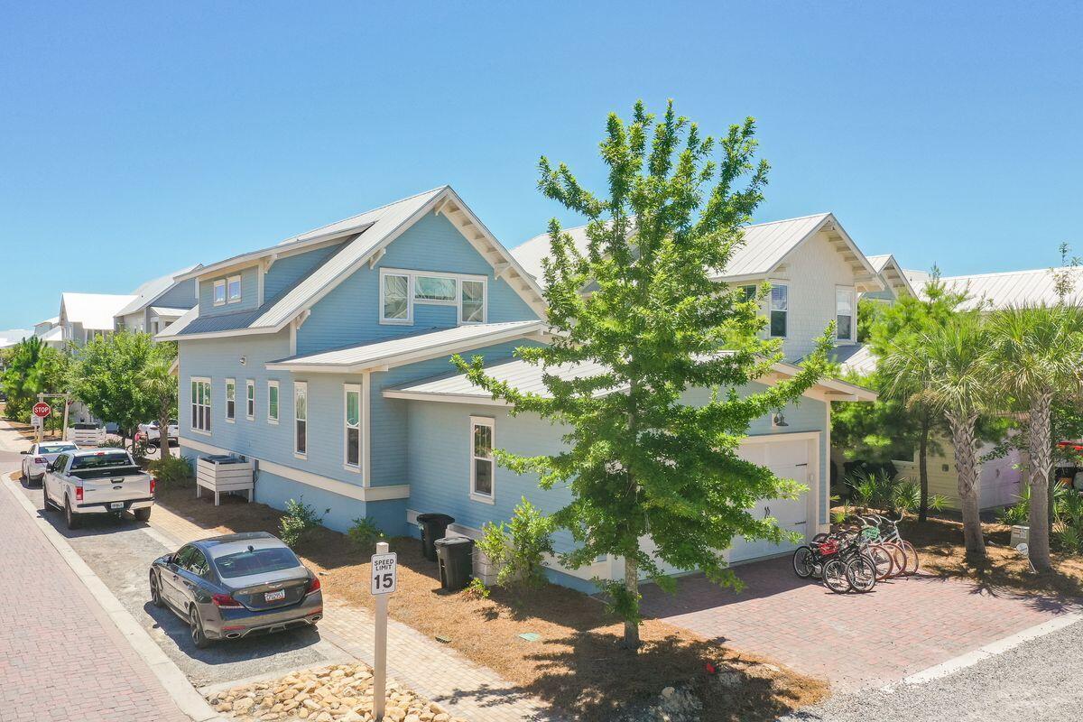 89 Clipper Street Inlet Beach, FL 32461 - Photo 33 of 49 a front view of a house with a yard