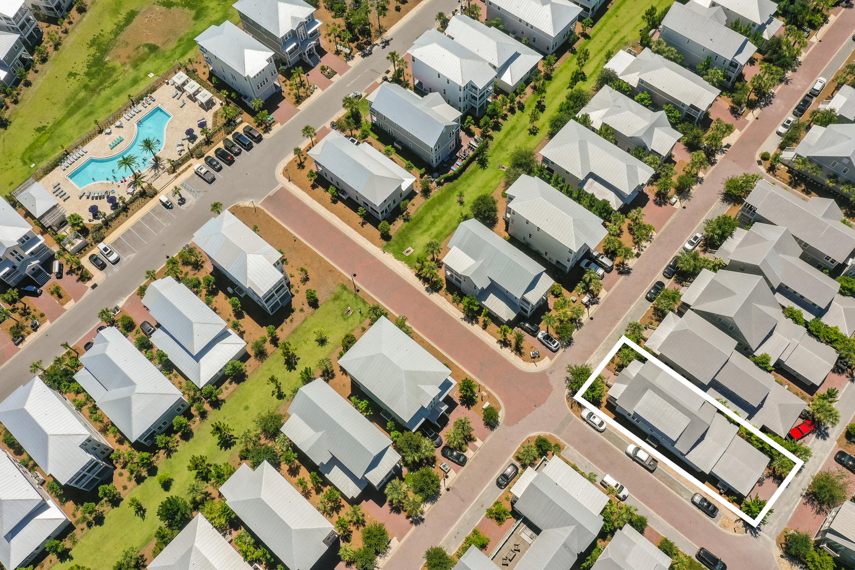 89 Clipper Street Inlet Beach, FL 32461 - Photo 6 of 49 an aerial view of a house