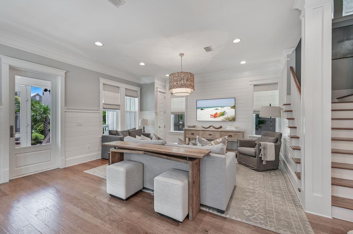 89 Clipper Street Inlet Beach, FL 32461 - Photo 8 of 49 a kitchen with a sink stove and wooden floor
