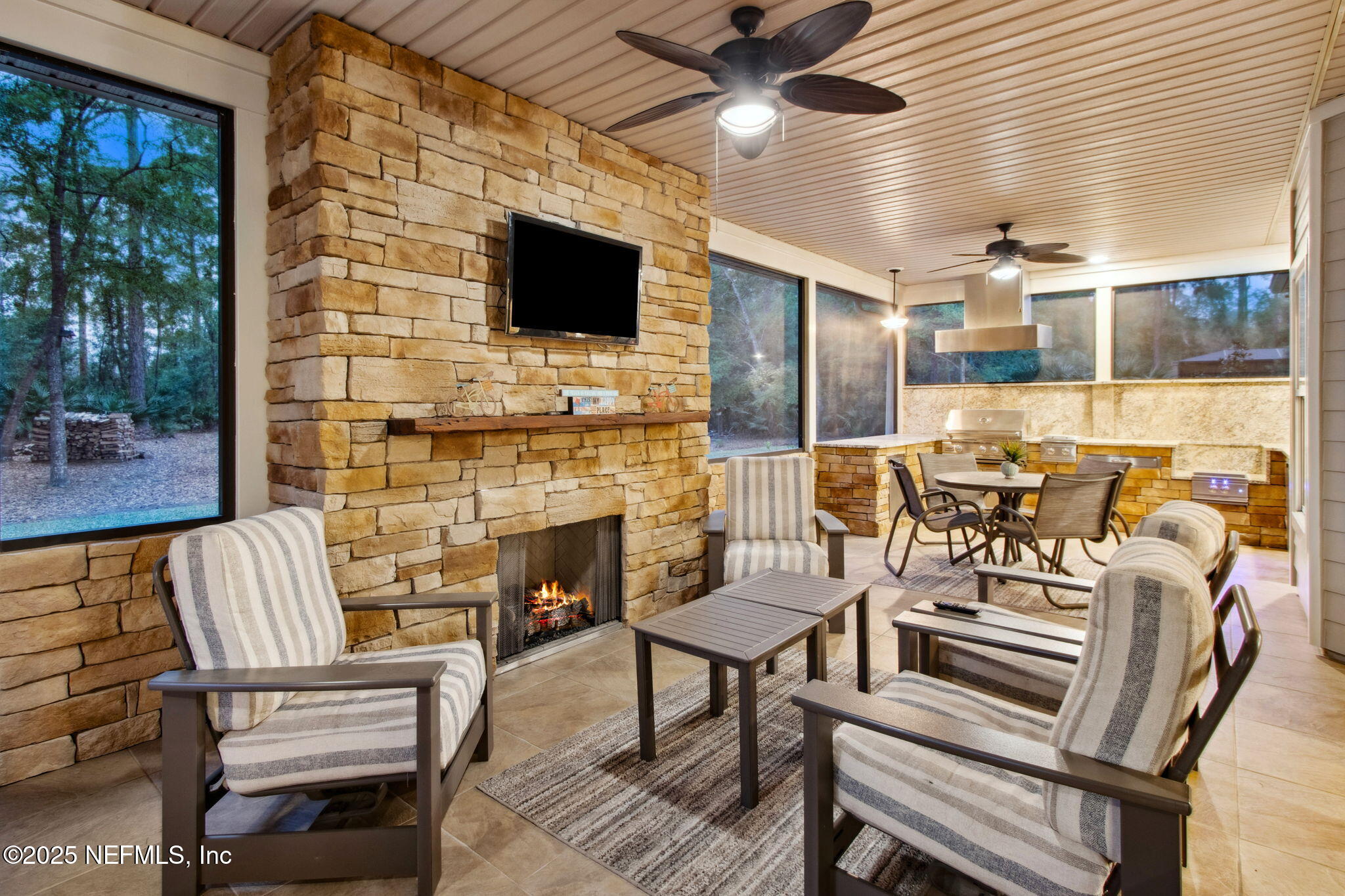 96197 Brady Point Road Fernandina Beach, FL 32034 - Photo 3 of 40 a outdoor living space with furniture
