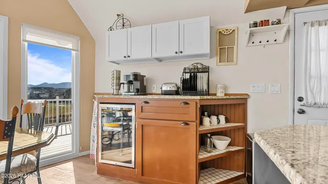 a view of a door of the house