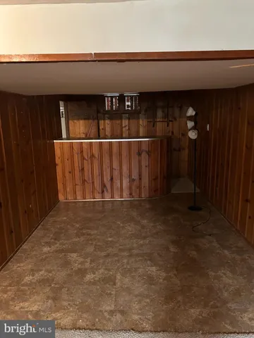 a view of wooden door