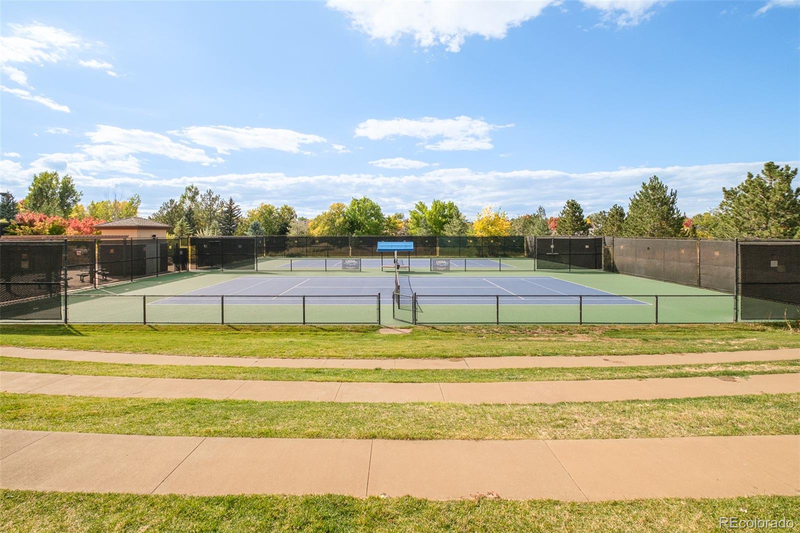 8176 Lone Oak Court Lone Tree, CO 80124 - Photo 44 of 50 a view of a tennis court