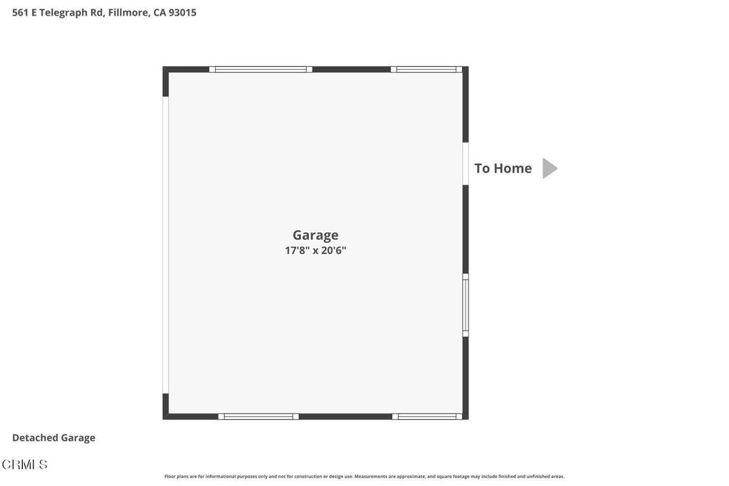 561 East Telegraph Road Fillmore, CA 93015 - Photo 28 of 29 a picture of floor plan