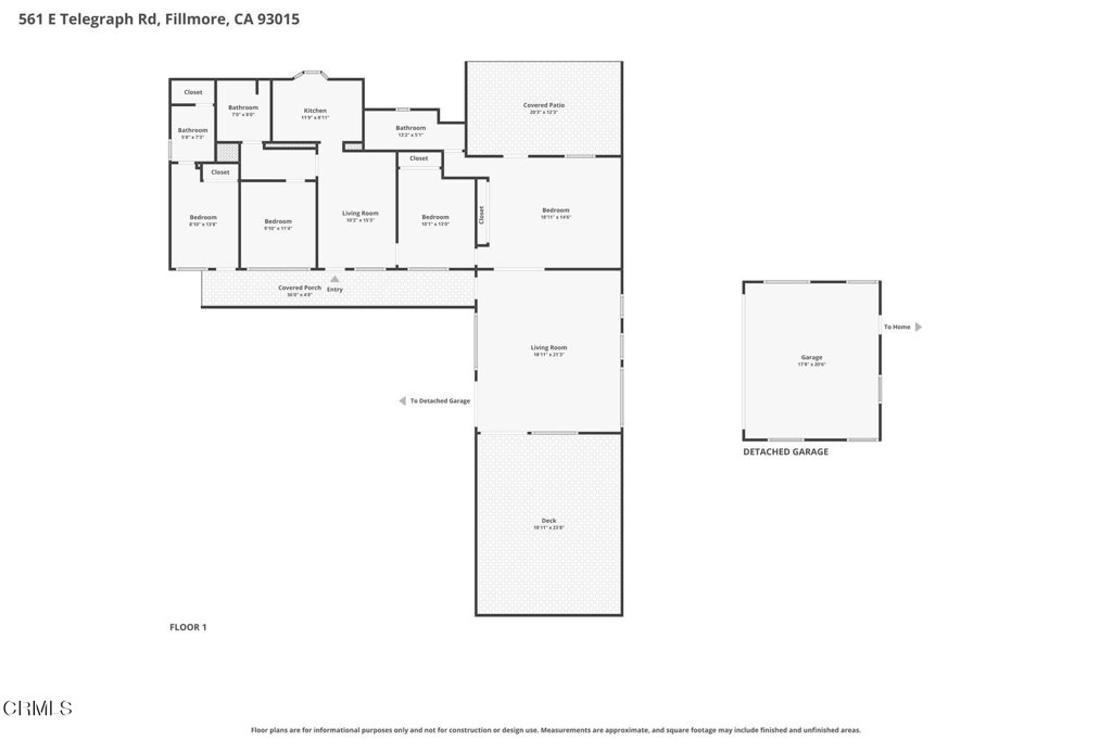 561 East Telegraph Road Fillmore, CA 93015 - Photo 26 of 29 a picture of floor plan