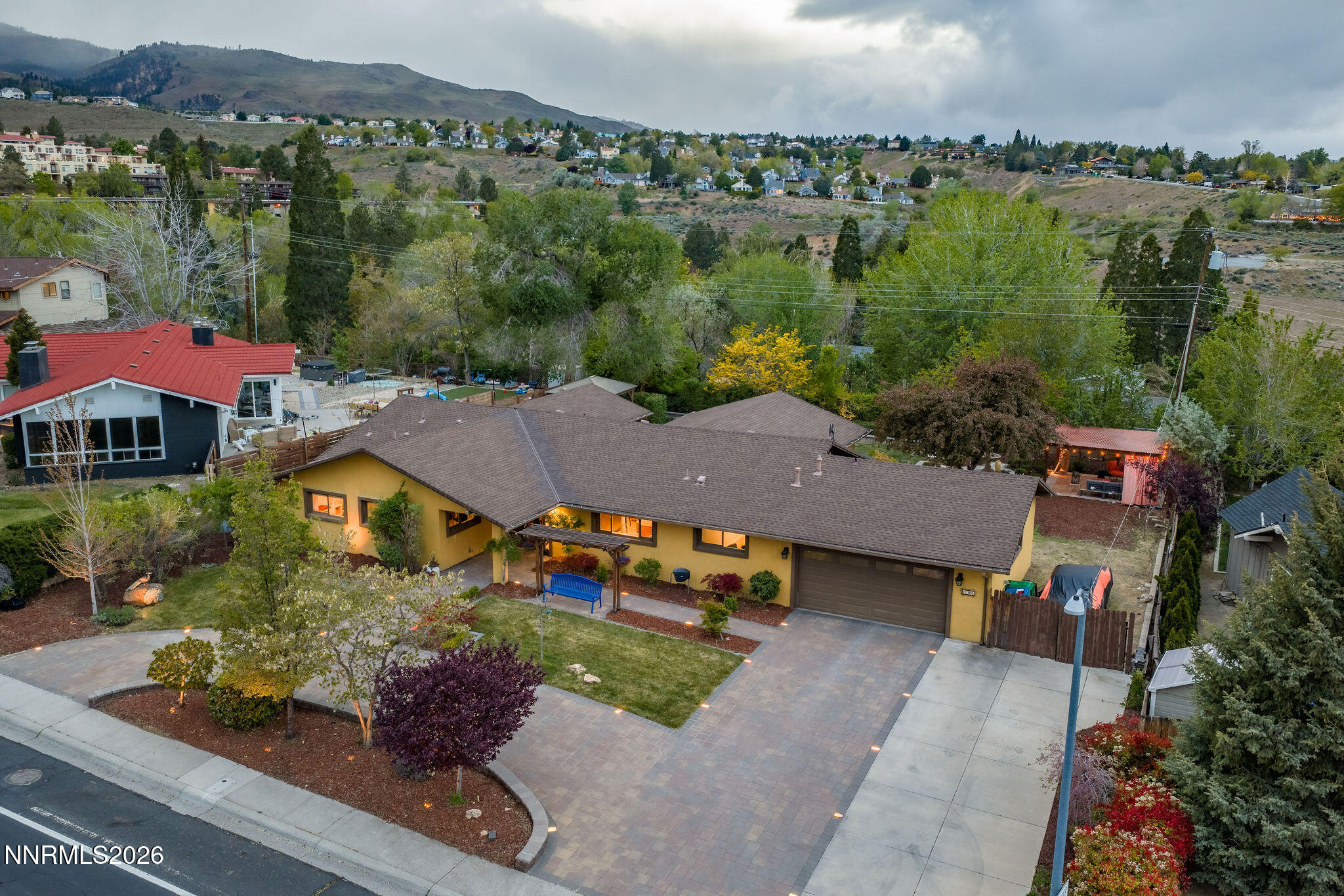 2785 Skyline Boulevard Reno, NV 89509 - Photo 55 of 65 an aerial view of a house with a garden