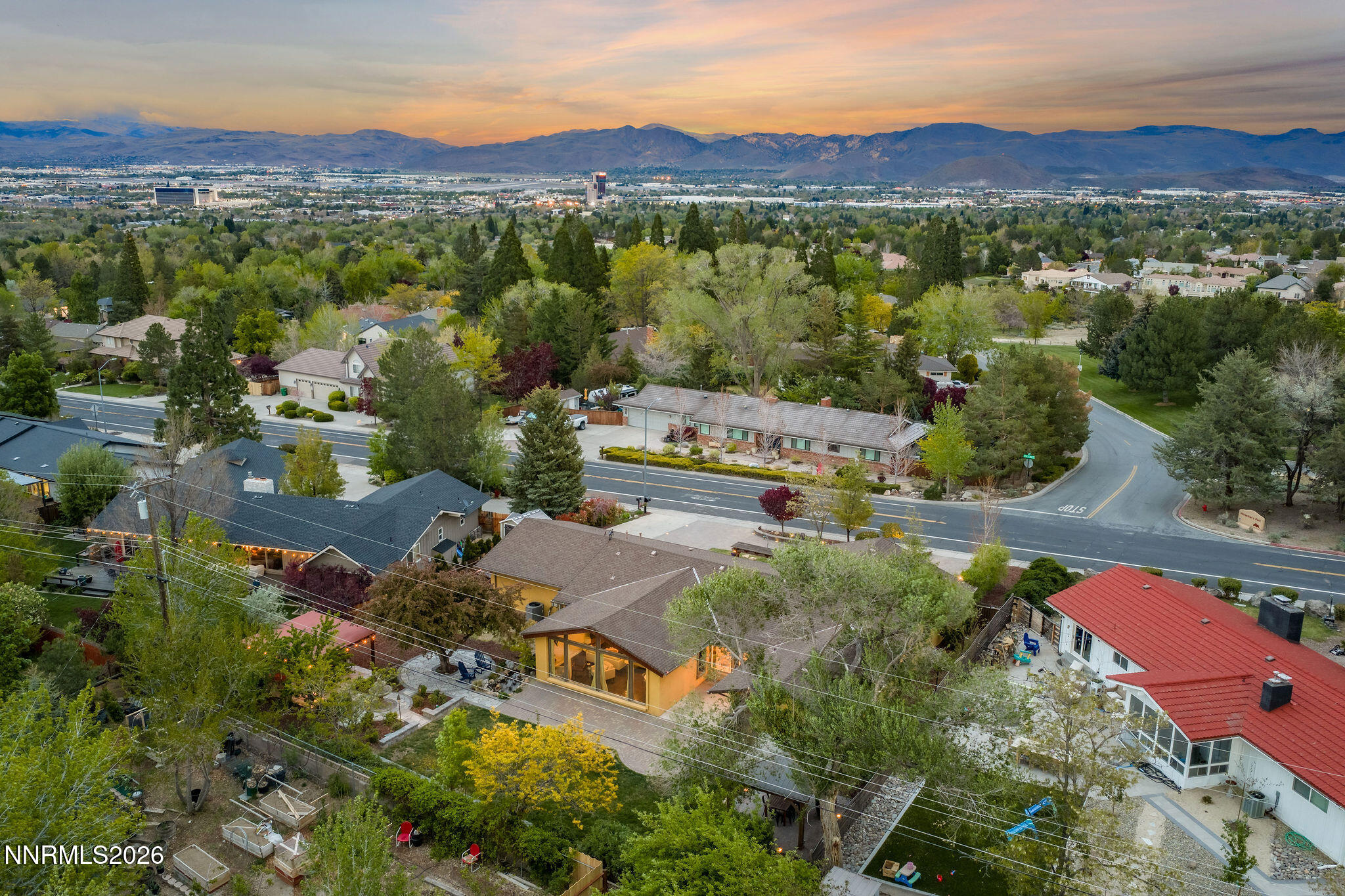 2785 Skyline Boulevard Reno, NV 89509 - Photo 58 of 65 an aerial view of residential houses with outdoor space and street view