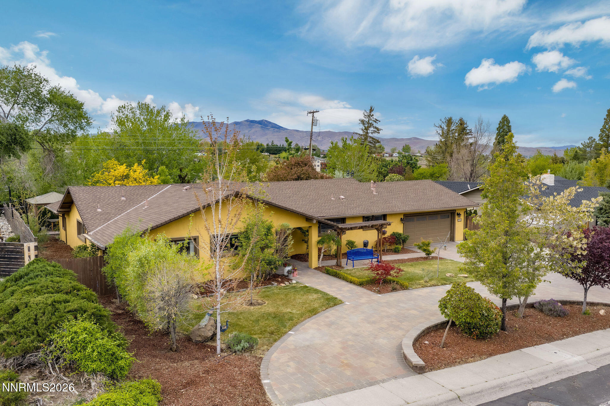 2785 Skyline Boulevard Reno, NV 89509 - Photo 59 of 65 a aerial view of a house with swimming pool and garden