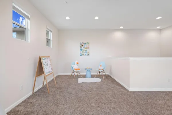 a view of a room with storage and utility room