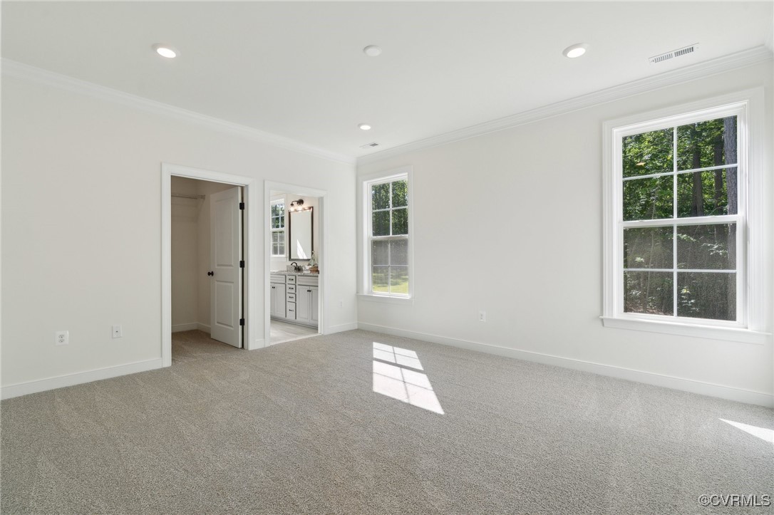 340 Rainbow Ridge Bumpass, VA 23024 - Photo 13 of 29 an empty room with windows
