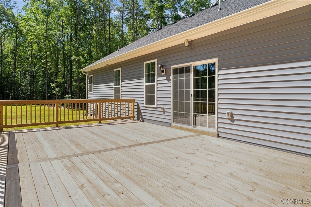 340 Rainbow Ridge Bumpass, VA 23024 - Photo 23 of 29 a view of a house with a roof deck