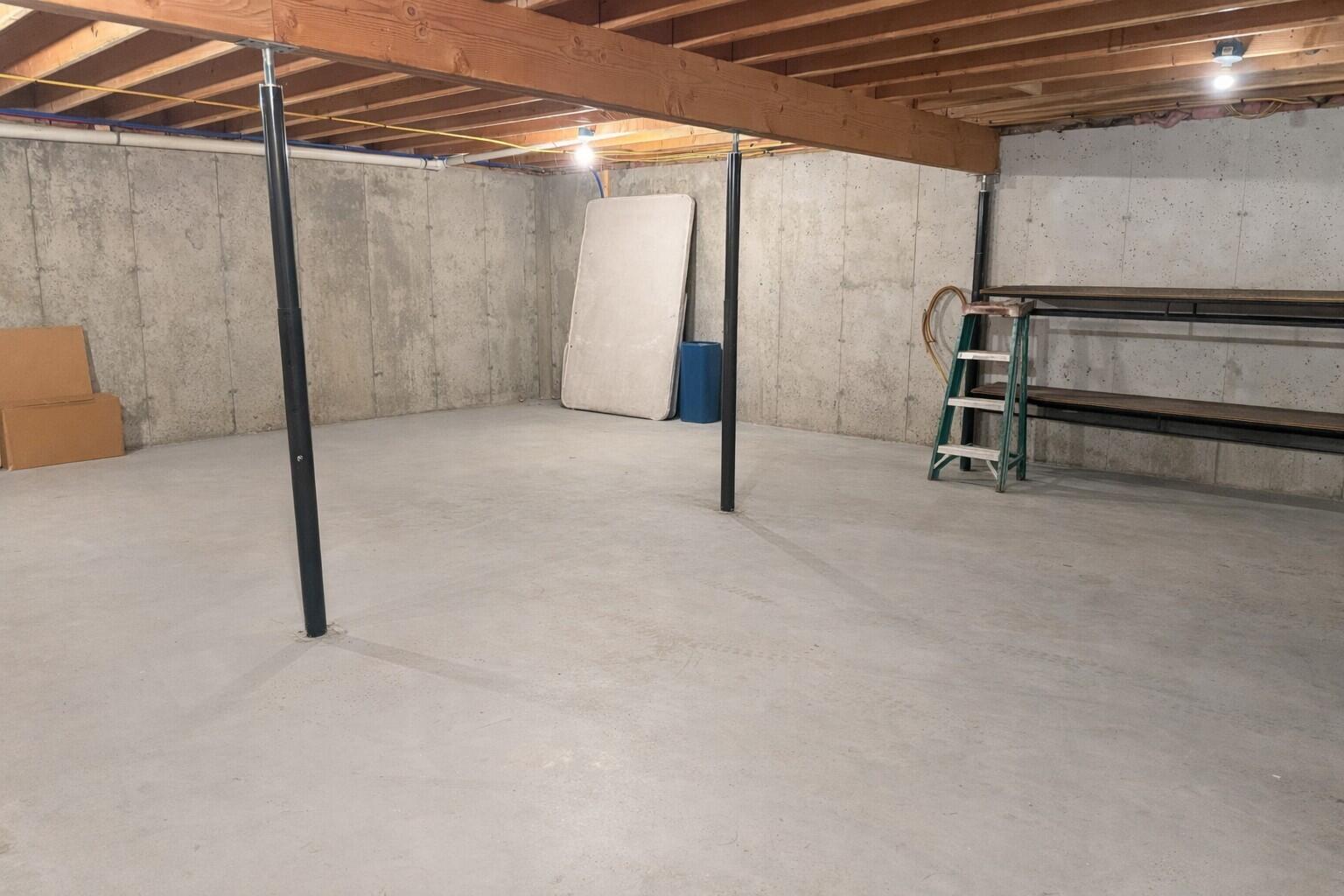 79 Peabody Road Appleton, ME 04862 - Photo 11 of 12 Unfinished basement with exposed feature