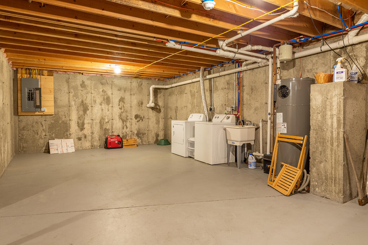 79 Peabody Road Appleton, ME 04862 - Photo 12 of 12 Basement Laundry
