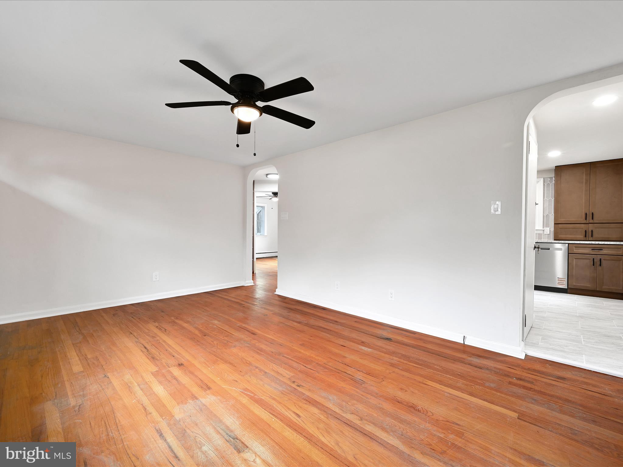 1609 Fayette Avenue Reading, PA 19607 - Photo 10 of 27 a view of empty room with wooden floor