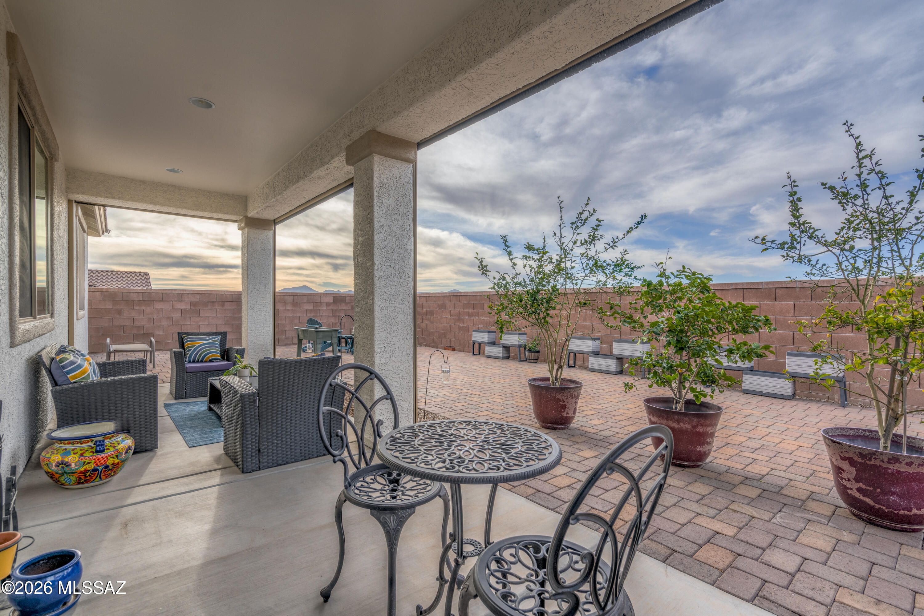 38676 South Running Roses Lane Tucson, AZ 85739 - Photo 32 of 50 Rear Patio