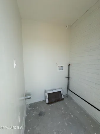 a view of a room with an empty space