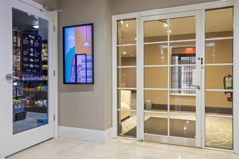 a view of a entryway with white walls
