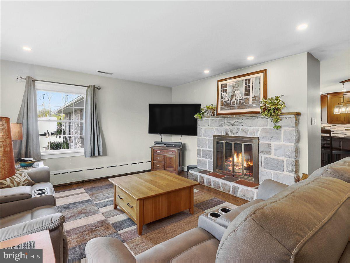 41 Porters Mill Road Pottstown, PA 19465 - Photo 7 of 37 Stone faced fireplace