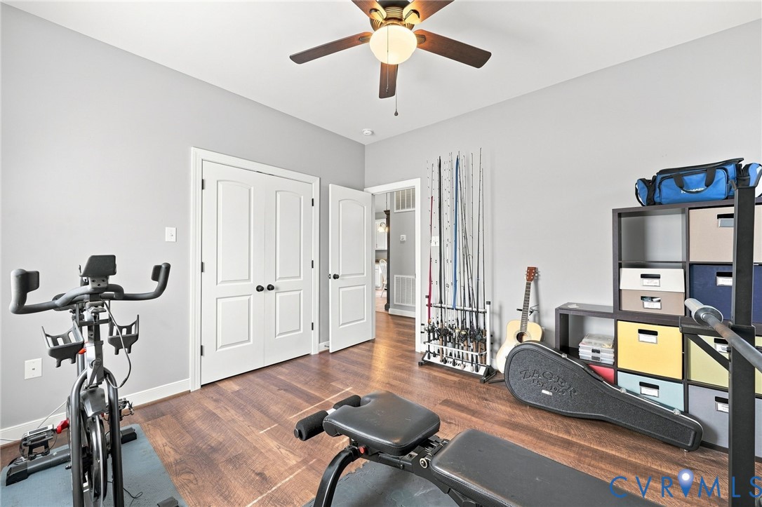 8718 Rock Cedar Road New Kent, VA 23124 - Photo 28 of 43 Recessed ceiling fan with integrated lighting, woo