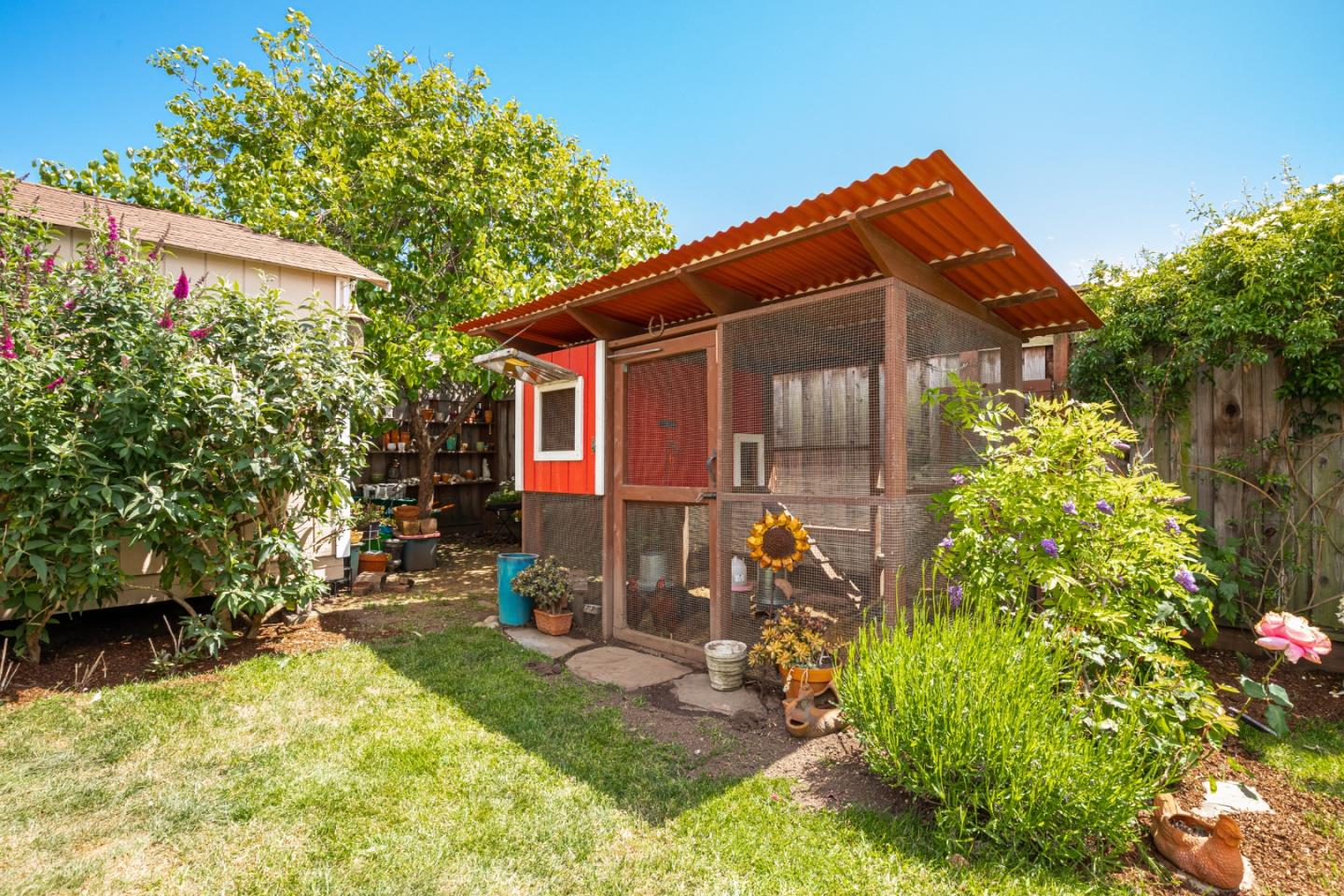 337 Hillcrest Drive Aptos, CA 95003 - Photo 23 of 31 a backyard of a house with plants and tree