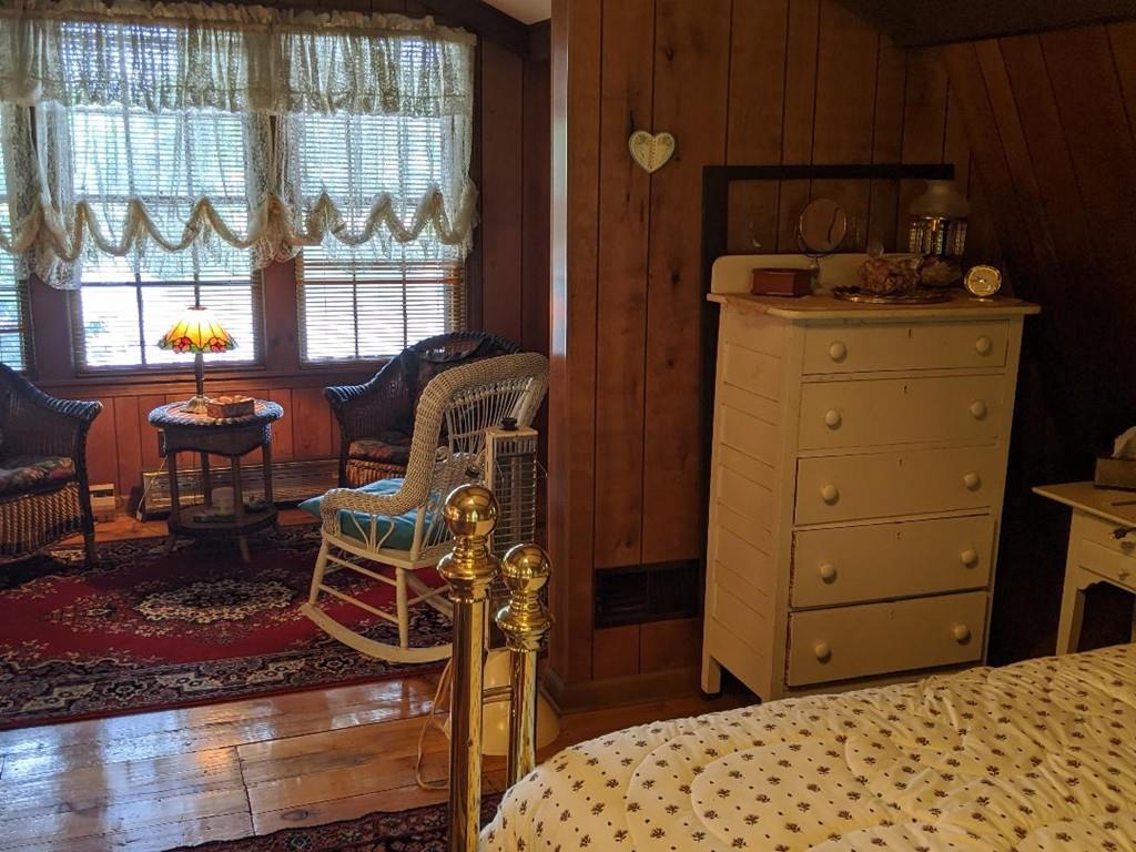 28 Farmhouse Road Chesterfield, MA 01012 - Photo 14 of 14 a bedroom with a bed and wooden floor