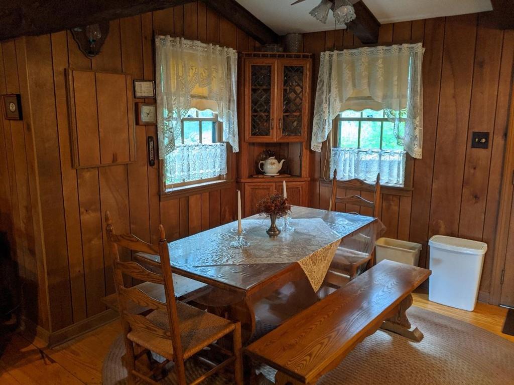 28 Farmhouse Road Chesterfield, MA 01012 - Photo 6 of 14 a view of a dining room with furniture window and wooden floor