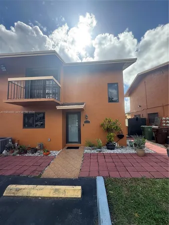 a outdoor space with plants