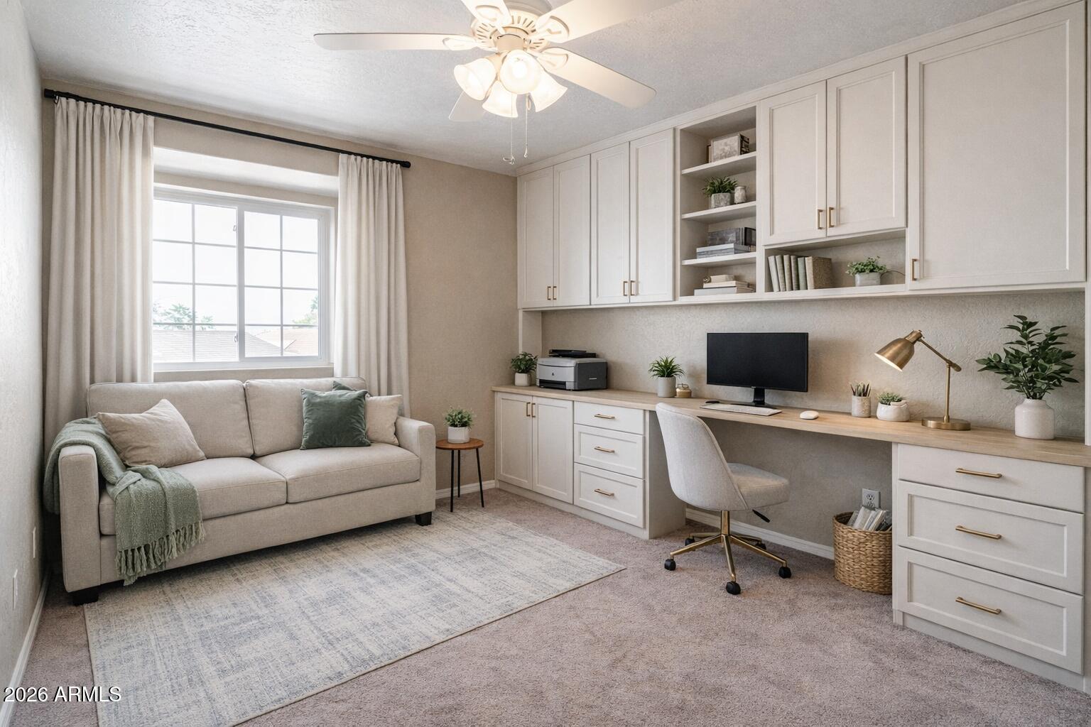 15601 South 37th Way Phoenix, AZ 85048 - Photo 27 of 38 a living room with furniture and cabinets