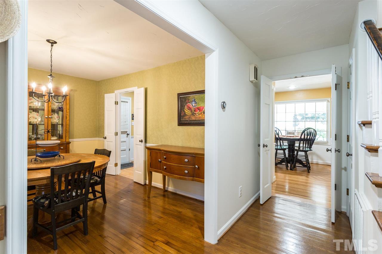 4300 Pike Road Raleigh, NC 27613 - Photo 10 of 28 a view of a dining room with furniture and wooden floor
