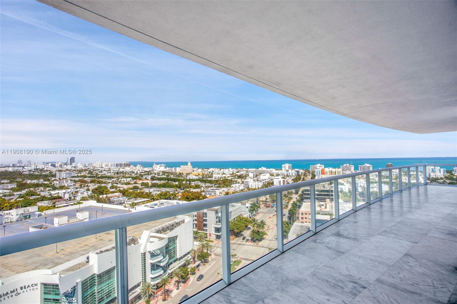 450 Alton Road, Unit 2110 Miami Beach, FL 33139 - Photo 27 of 33 a view of city with ocean