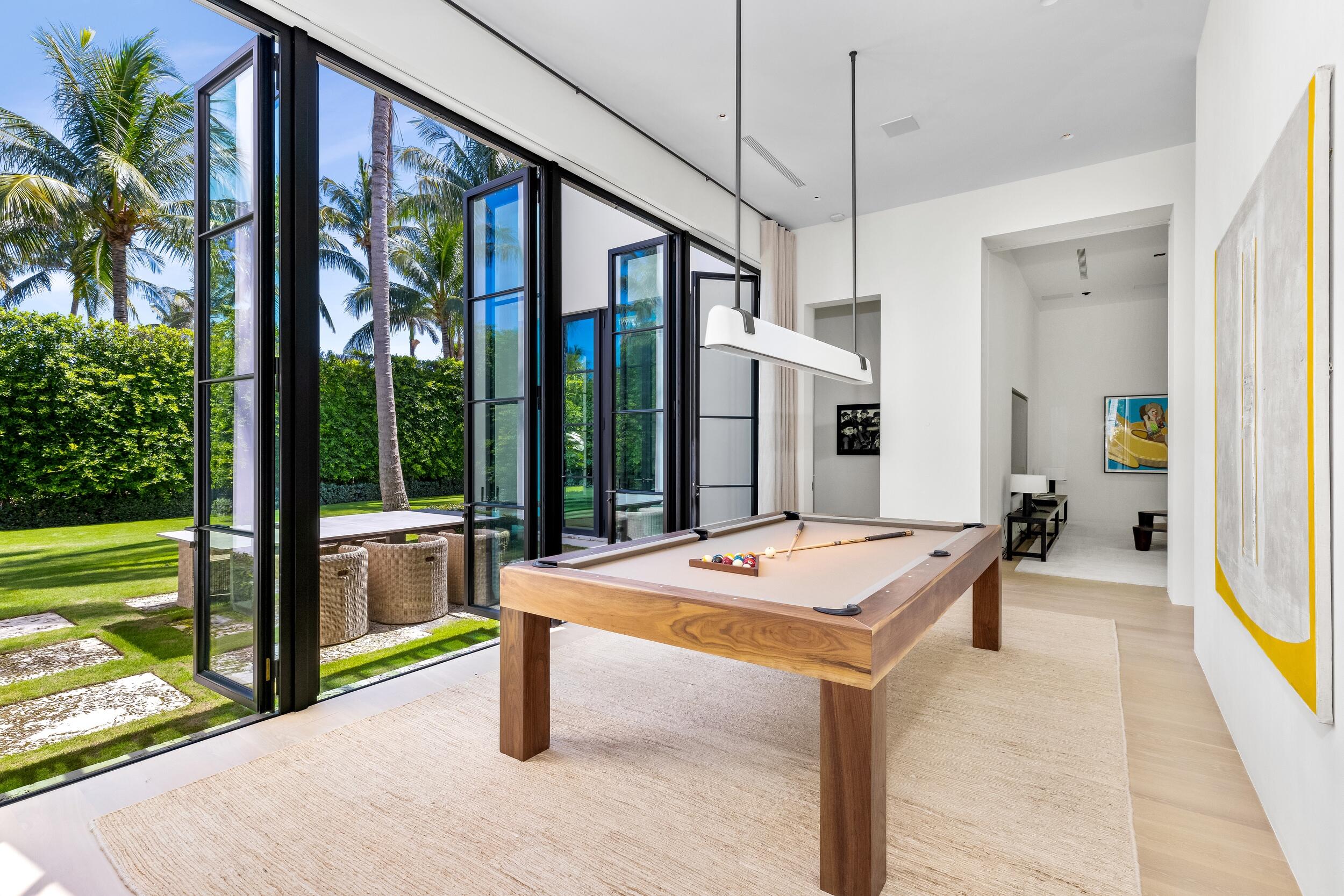 241 Jungle Road Palm Beach, FL 33480 - Photo 38 of 96 Billiards Room