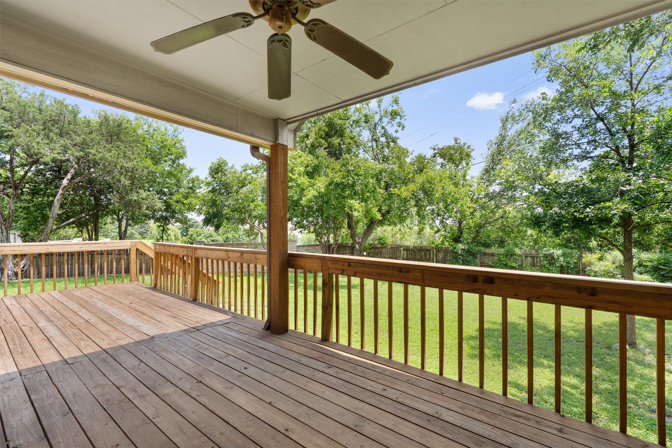 100 Parque Circle Georgetown, TX 78626 - Photo 33 of 39 a view of balcony with wooden floor
