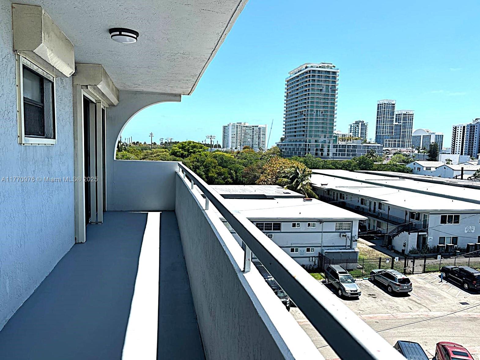 7300 Wayne Avenue, Unit 511 Miami Beach, FL 33141 - Photo 14 of 20 a terrace with a city view