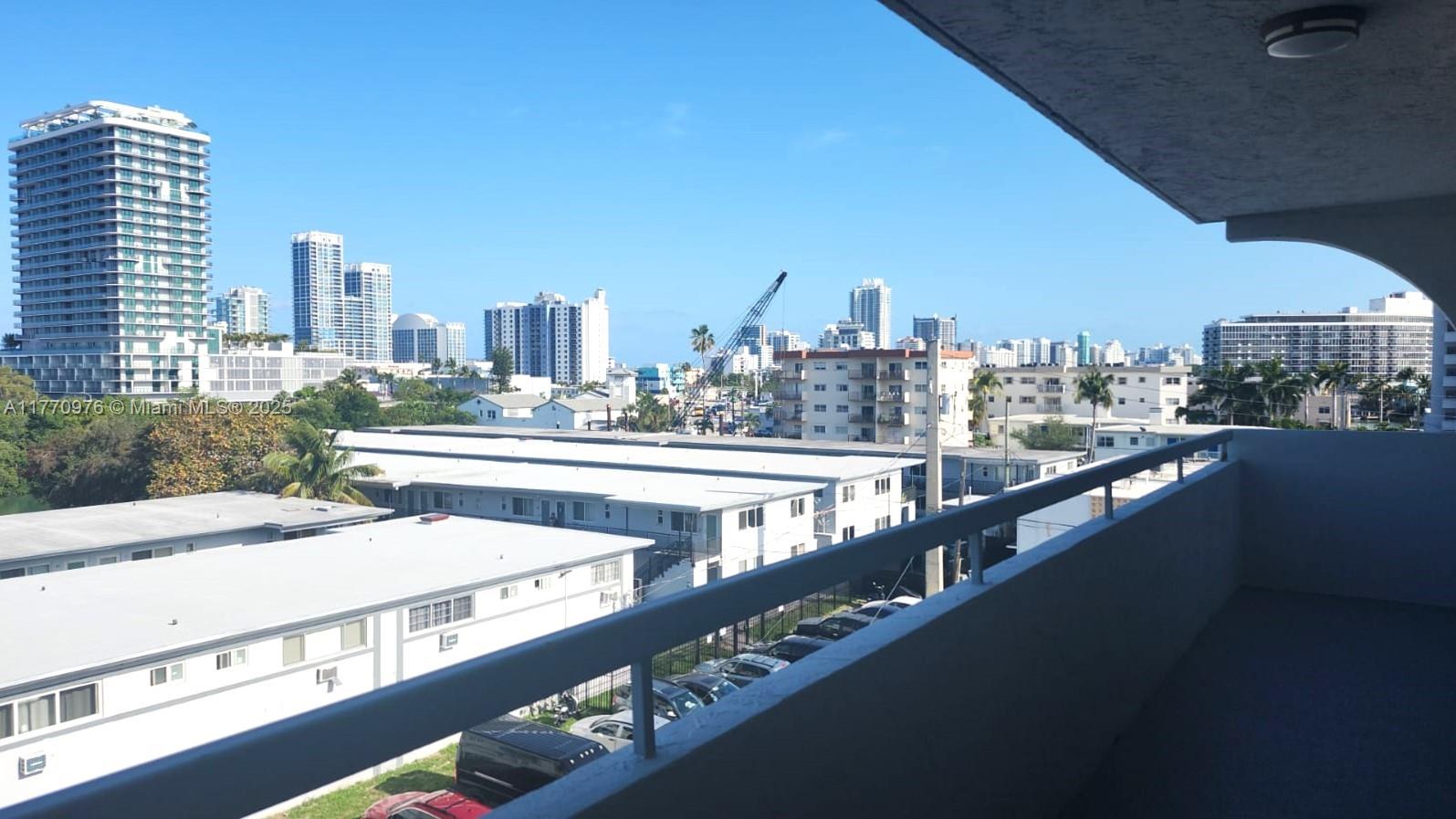 7300 Wayne Avenue, Unit 511 Miami Beach, FL 33141 - Photo 15 of 20 a view of a city from a balcony