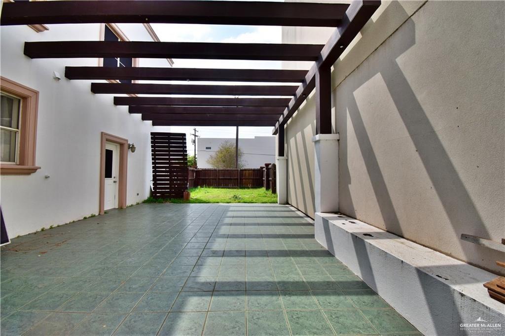 1104 Rio Balsas Mission, TX 78572 - Photo 19 of 20 View of patio featuring a pergola
