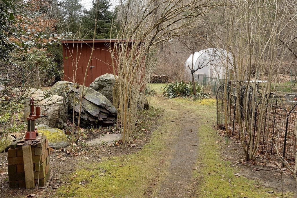 66 Main Street Plympton, MA 02367 - Photo 26 of 31 a backyard of a house with lots of green space