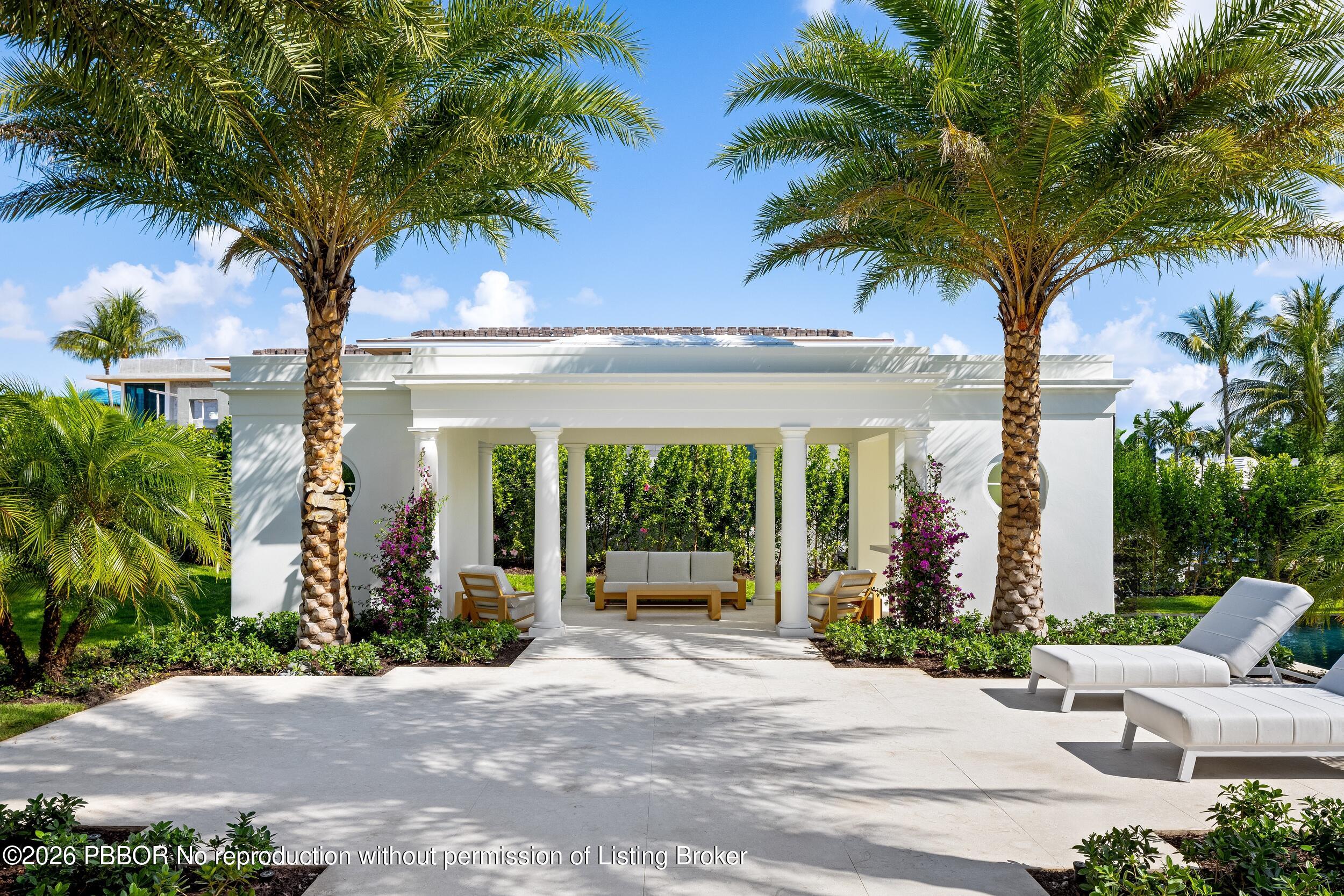 301 Plantation Road Palm Beach, FL 33480 - Photo 37 of 84 Patio to Cabana
