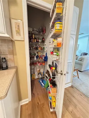 a view of storage and utility room