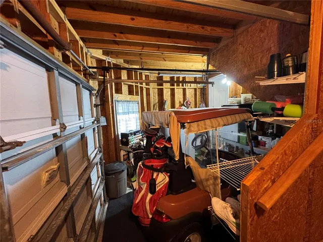 a view of gym equipment and children play room