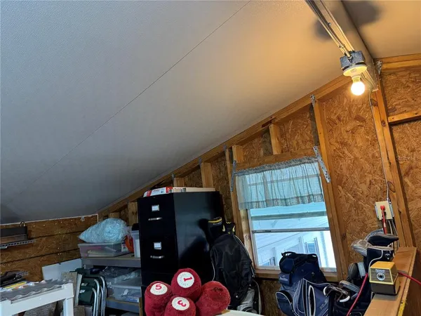 a view of storage and utility room