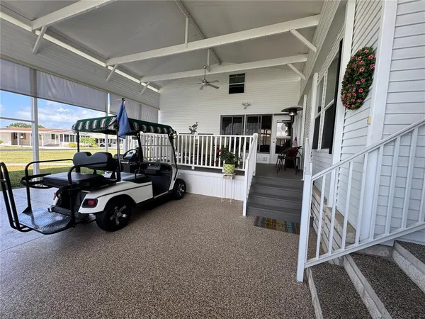 a view of a car garage