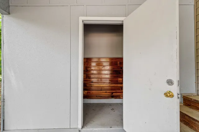 a view of walk in closet