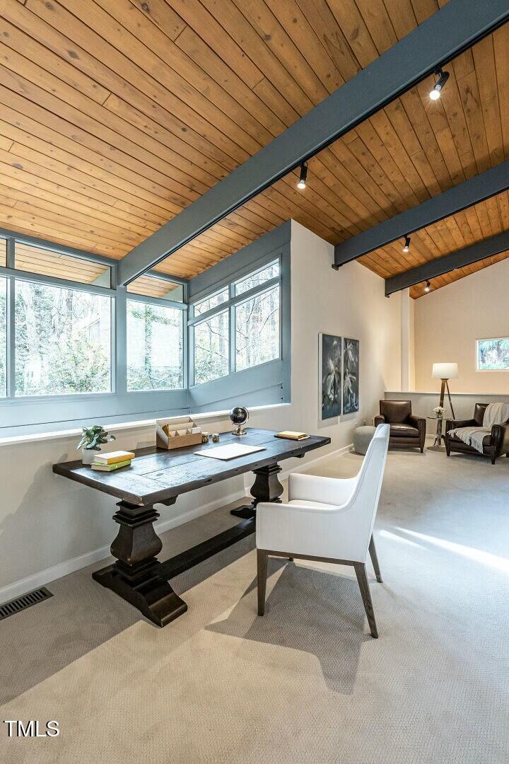 4824 Sandberry Lane Raleigh, NC 27613 - Photo 30 of 38 a room with furniture pool table and windows