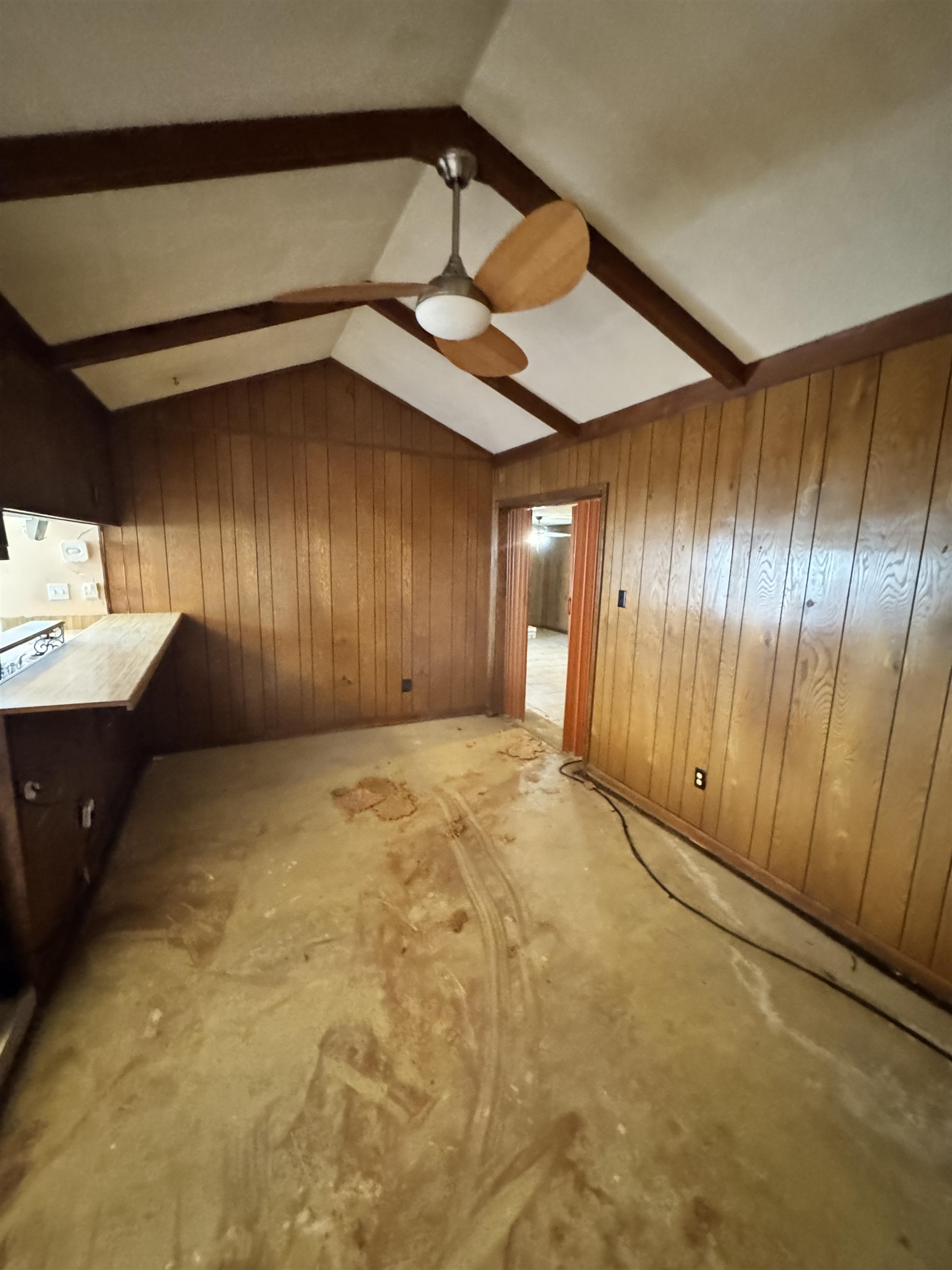 4777 Bill Knight Road Millington, TN 38053 - Photo 7 of 19 Additional living space featuring wood walls and ceiling fan